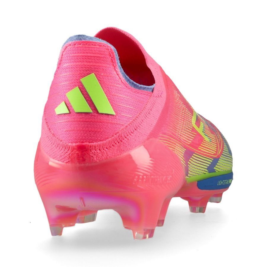 adidas F50   Laceless FG Mystic Victory - Lucid Pink/Lucid Lemon/Blue Fusion