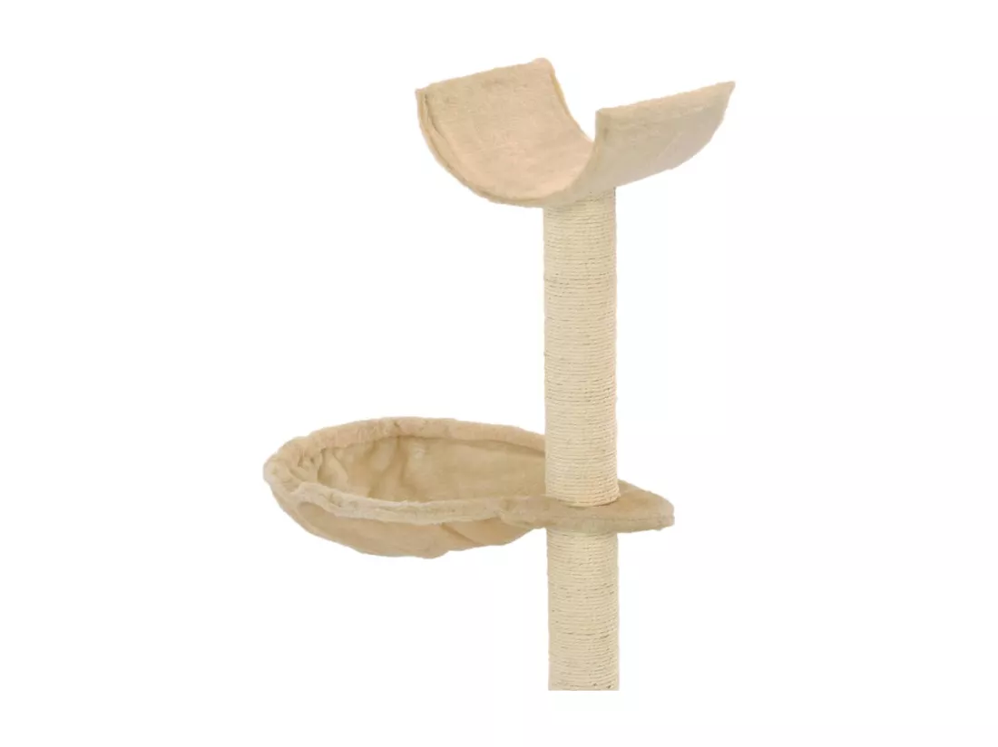 Arbre à chat avec griffoirs en sisal 105 cm Beige
