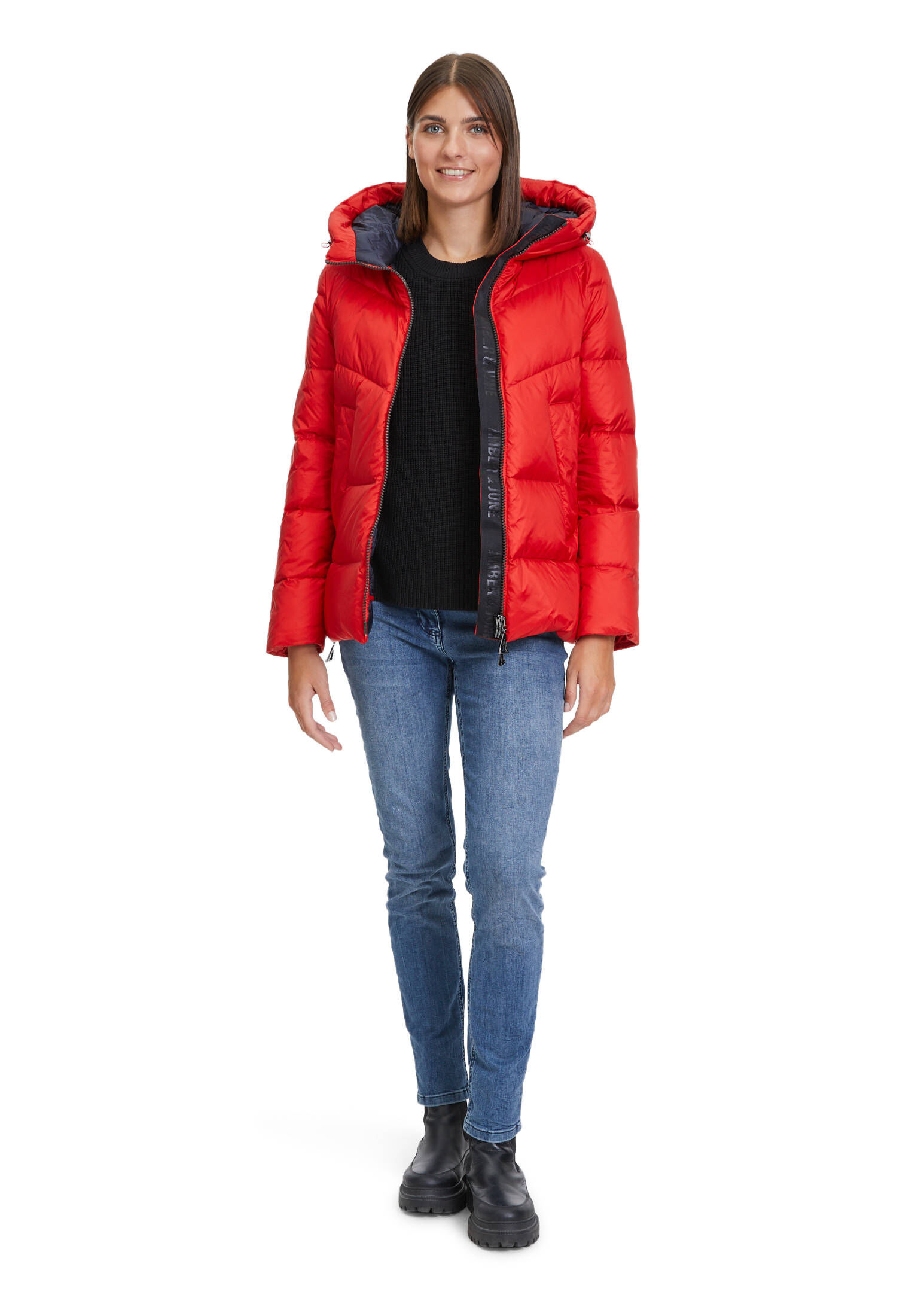 Amber & June| Damen Daunenjacke mit Kapuze