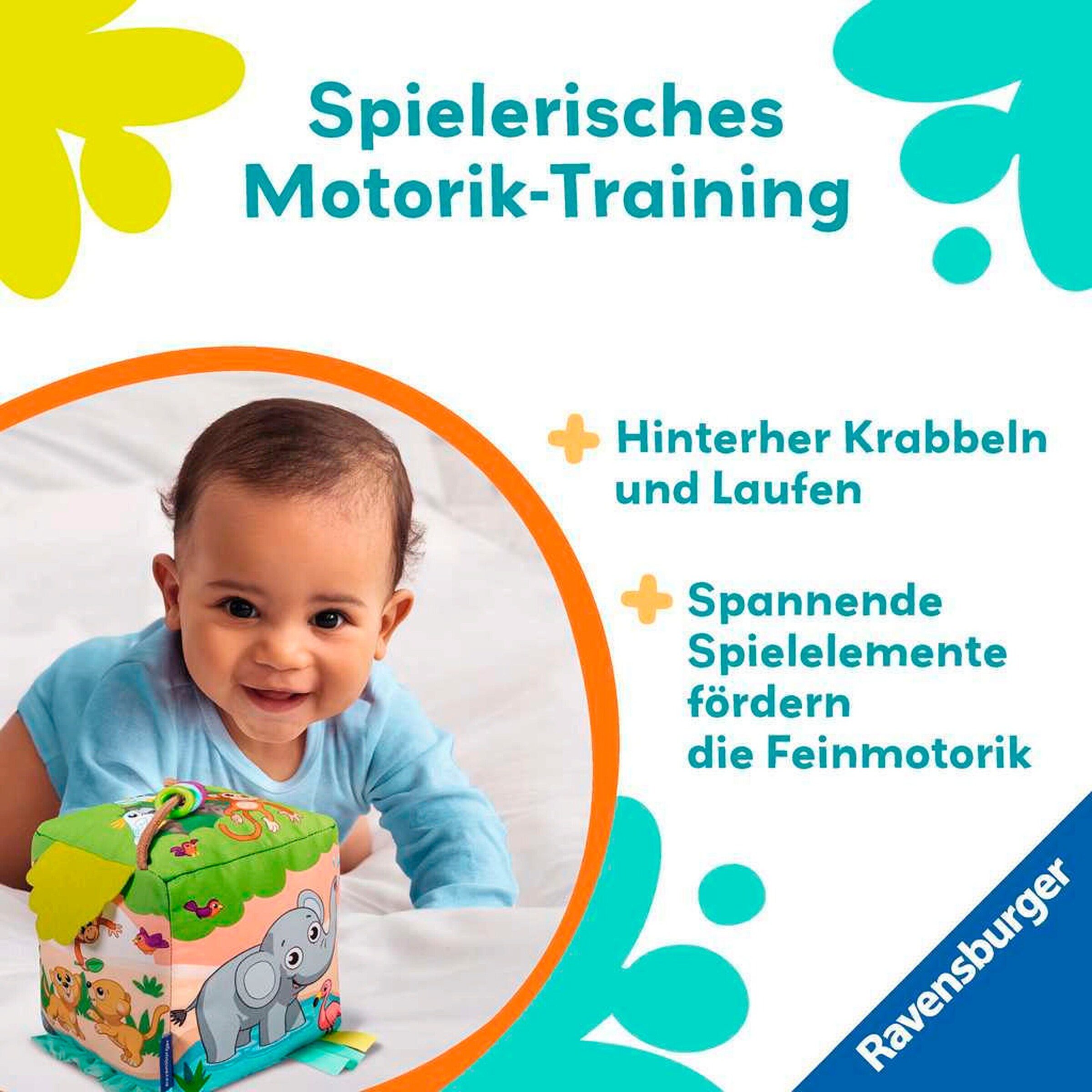 Ravensburger Motorik-Musik-Spiel-Würfel: Wilde Tiere