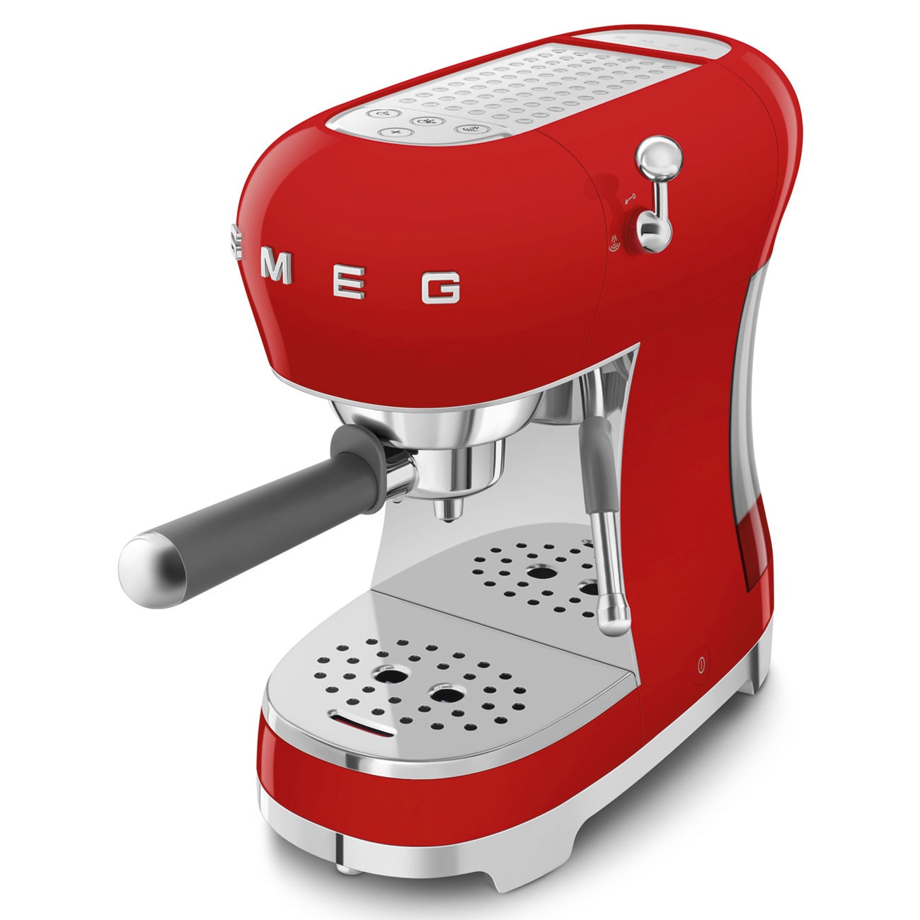 SMEG Espresso-Kaffeemaschine rot 50's Style