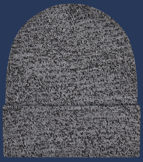 Hafenmütze Classicstrick, Saltpepper/Black