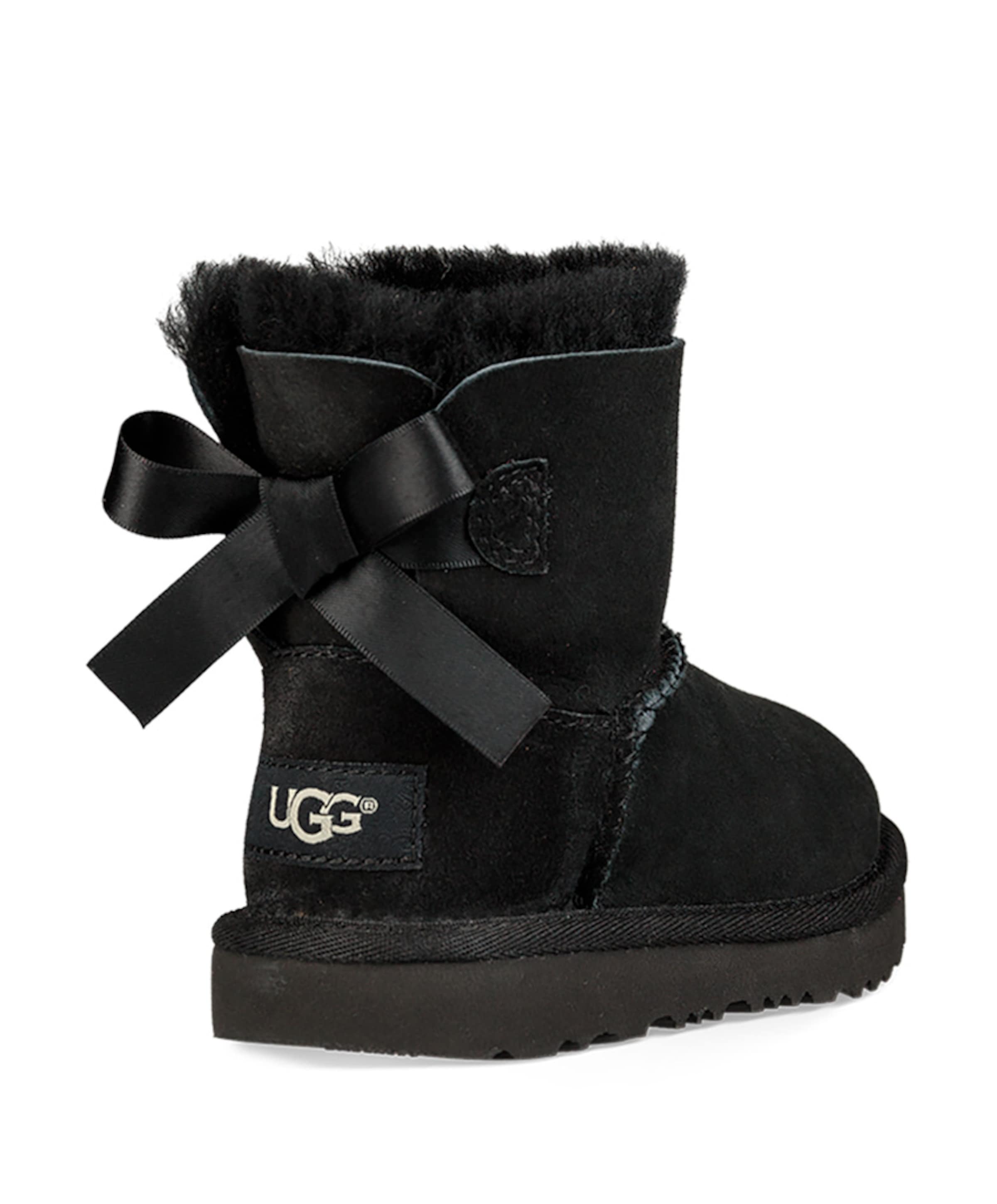 Ugg T MINI BAILEY BOW II meisjes enkellaarzen zwart