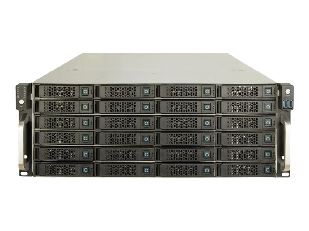 Inter-Tech IPC 4U-4736 - Rack-monterbar - 4U - SSI EEB - ingen strømforsyning (ATX) - USB