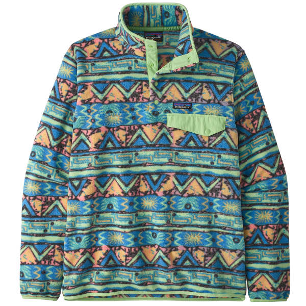 Sweat polaire PATAGONIA M'S LW SYNCH SNAP-T P/O HIGH HOPES GEO HIGH HOPES GEO: SALAMANDER GREEN