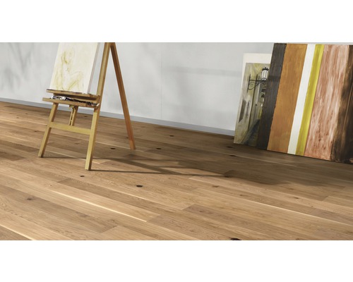 Parket 12.0 Eiken Landhuis Plank 1-Strook Expressief Naturel Geolied