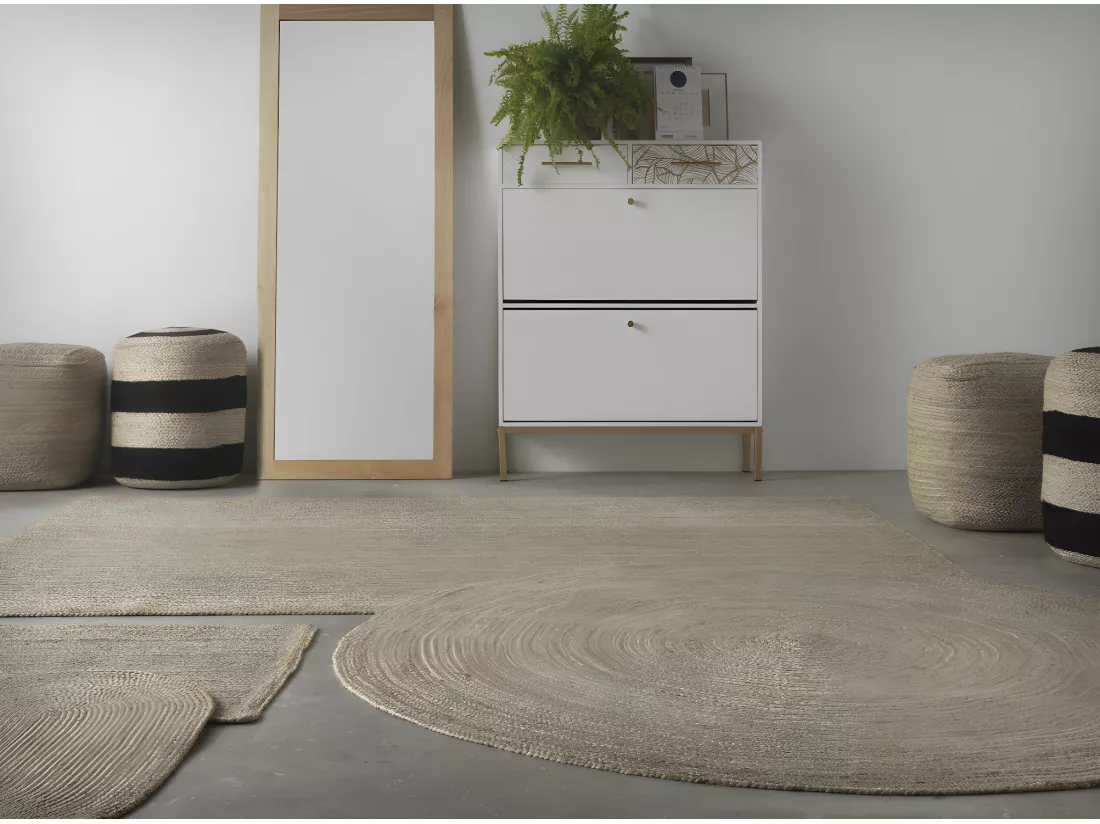 Jute bouffante naturelle, noix de coco et coton, diamètre 40