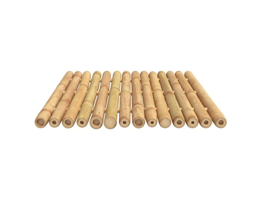 VIDAXL - Tapis de bain 2 pcs 50x35 cm bambou