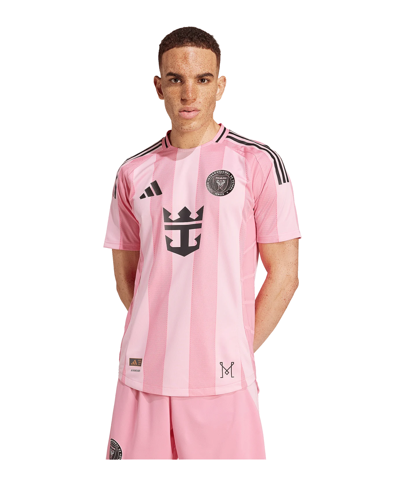adidas Inter Miami Auth. Trikot Heim 2025 Messi Rosa