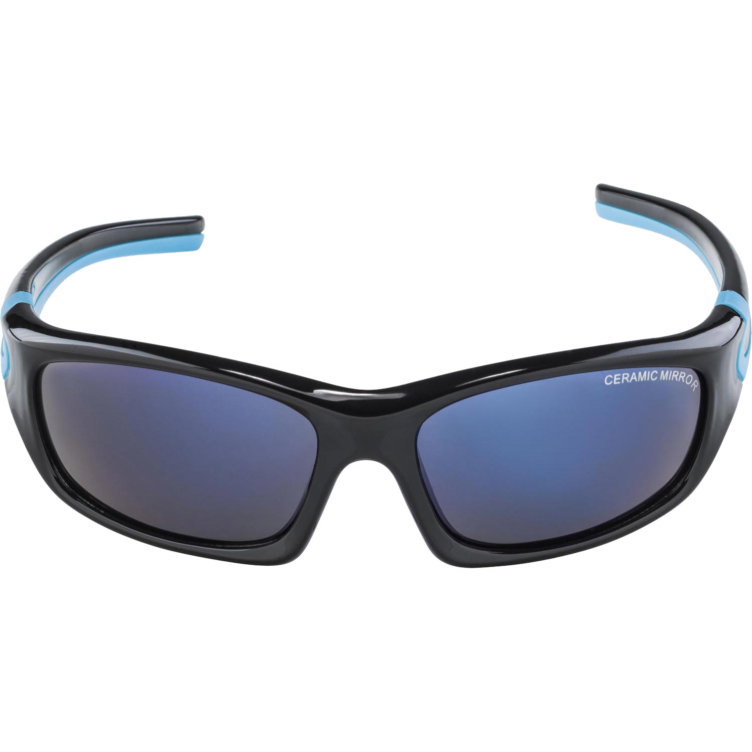 Alpina Flexxy Teen Sonnenbrille Kinder black matt cyan