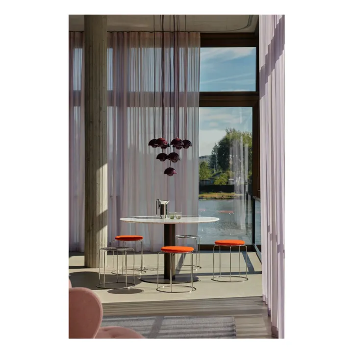 & Tradition Assise pour tabouret Wire VP11, Verner Panton | Rouge coquelicot