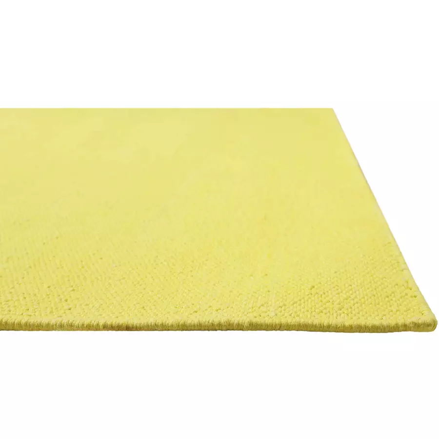 Green Looop Handweb-Teppich Nizza gelb