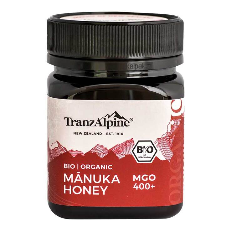 Bio Manuka Honig Mgo 400 + Tranzalpine, 250 g