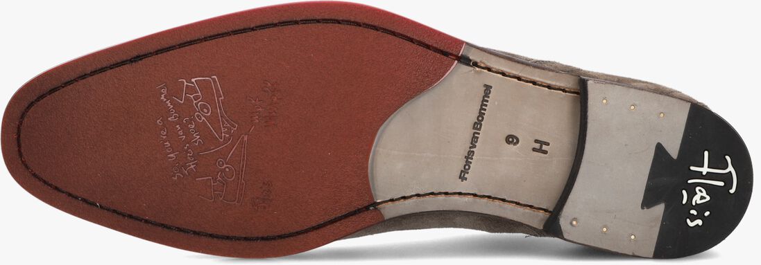 FLORIS VAN BOMMEL taupe floris van bommel veterschoenen sfm-50148