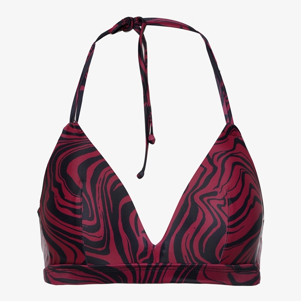 Osaga dames halter bikinitop met print