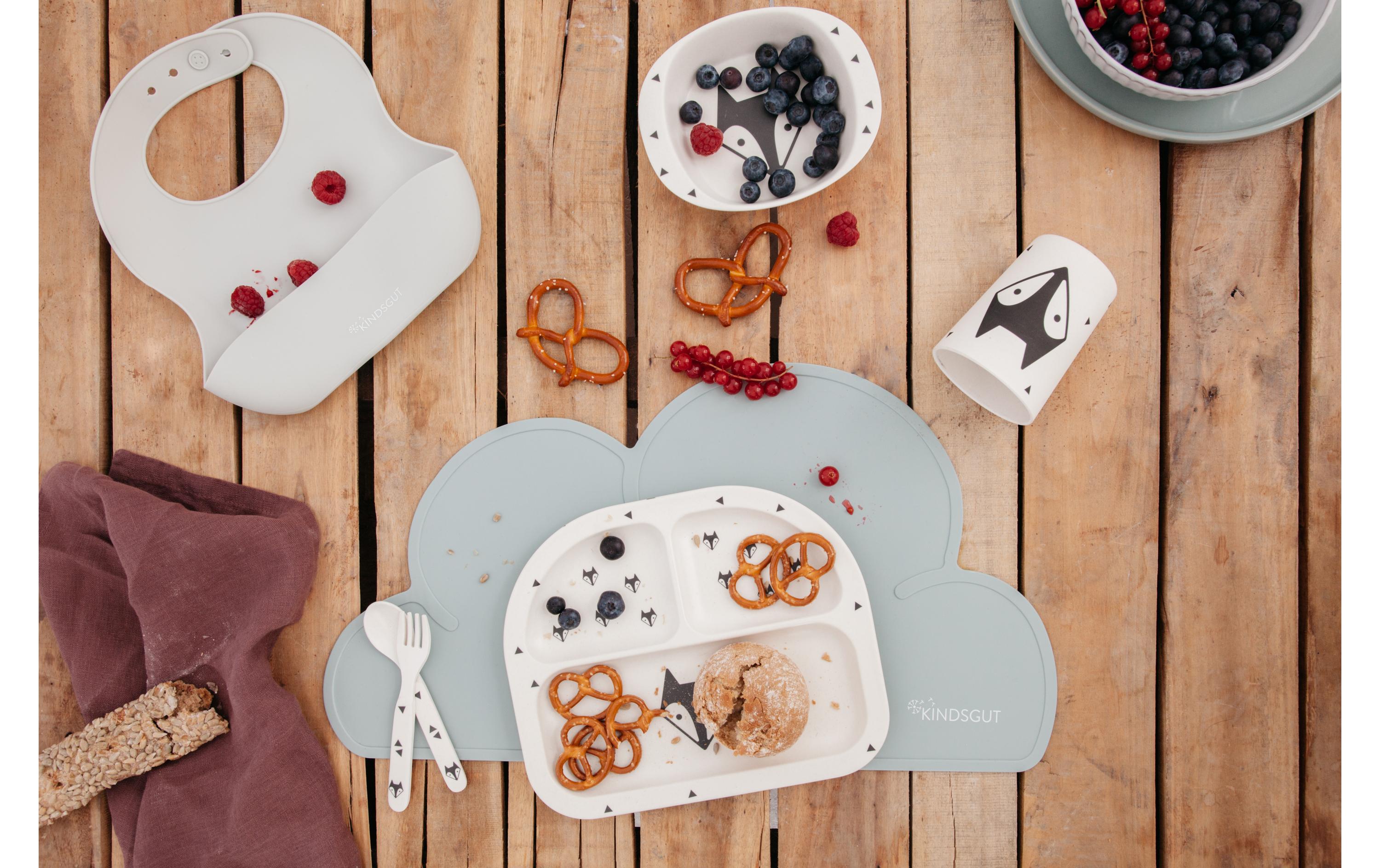Kindertischset Platzdeckchen AquamarinEsstischunterlage in Wolkenform
