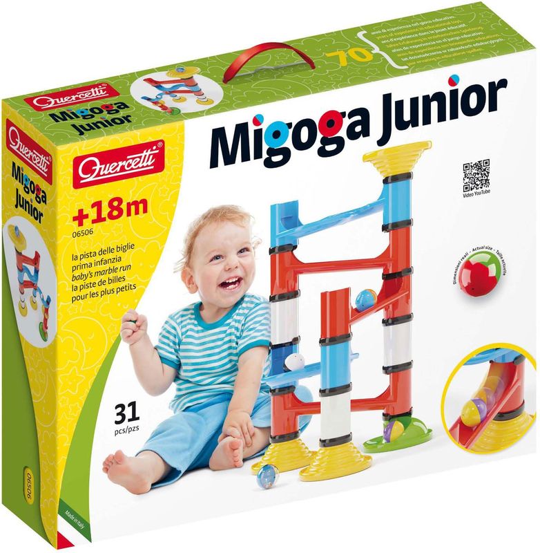 Quercetti - Migoga Junior - Ballenbaan - Multicolor - Kunststof