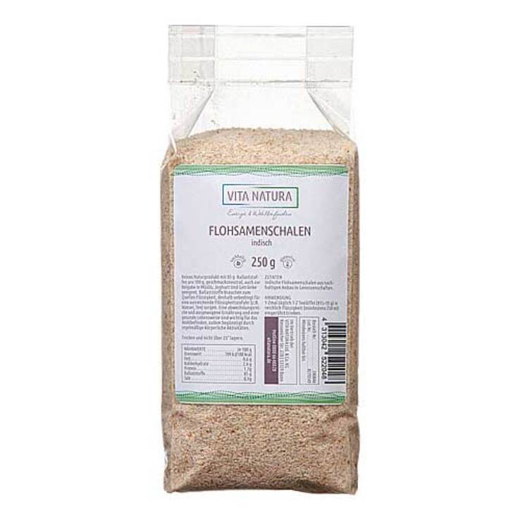 Flohsamenschalen indisch Pulver, 250 g