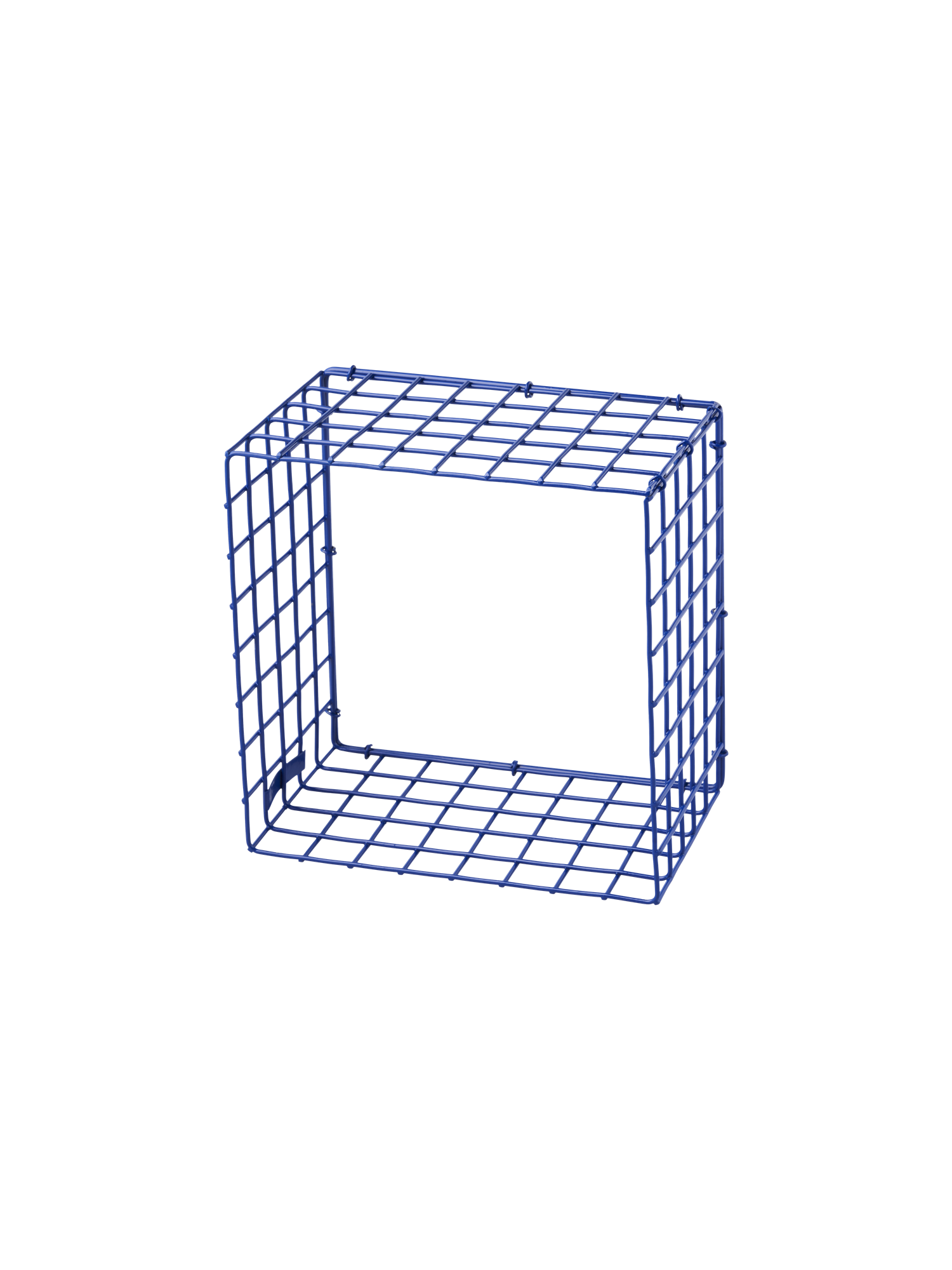 CUBE Trådhylde | Metal. 21 x 13,5 x 21 cm. | Navy | Kalager Design