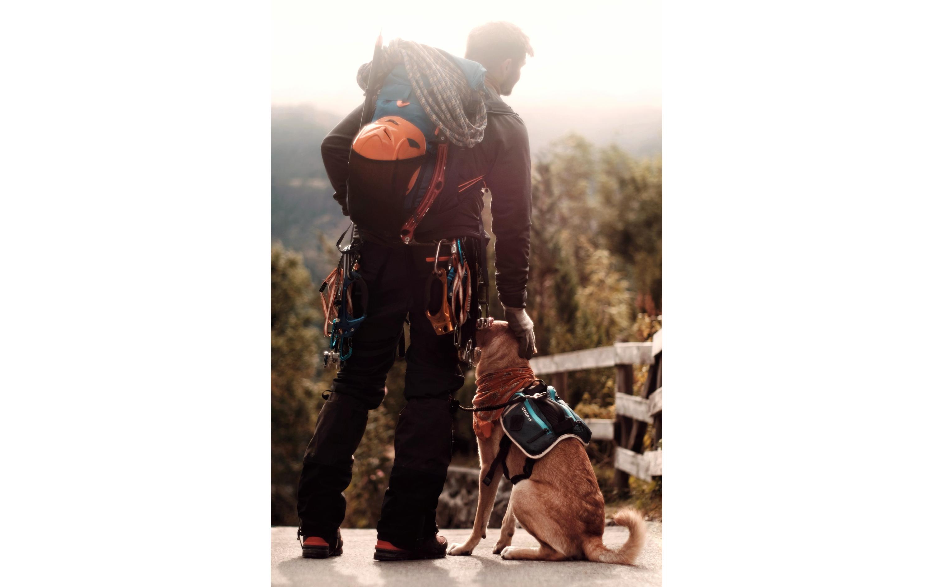 Moab Lite Hunderucksack MUltraleichter, wasserdichter Rucksack und Wandergeschirr für Hunde