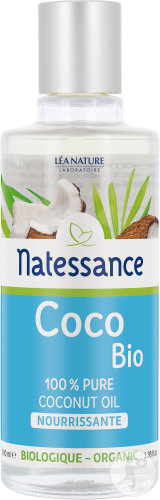 Natessance Huile De Coco Bio Nourrissante Flacon 100ml