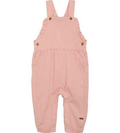 Minymo Latzhosen - Twill - Peach Beige