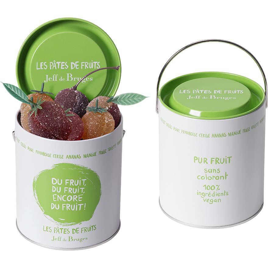 Pot Métal Pâtes de Fruits Forme fruits et Duos