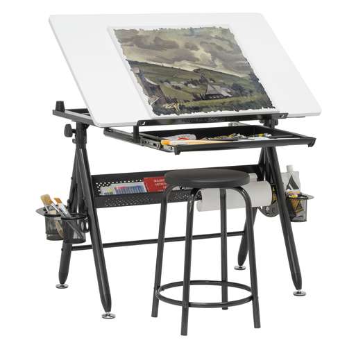 Studio Design Stiletto Zeichentisch inkl. Hocker