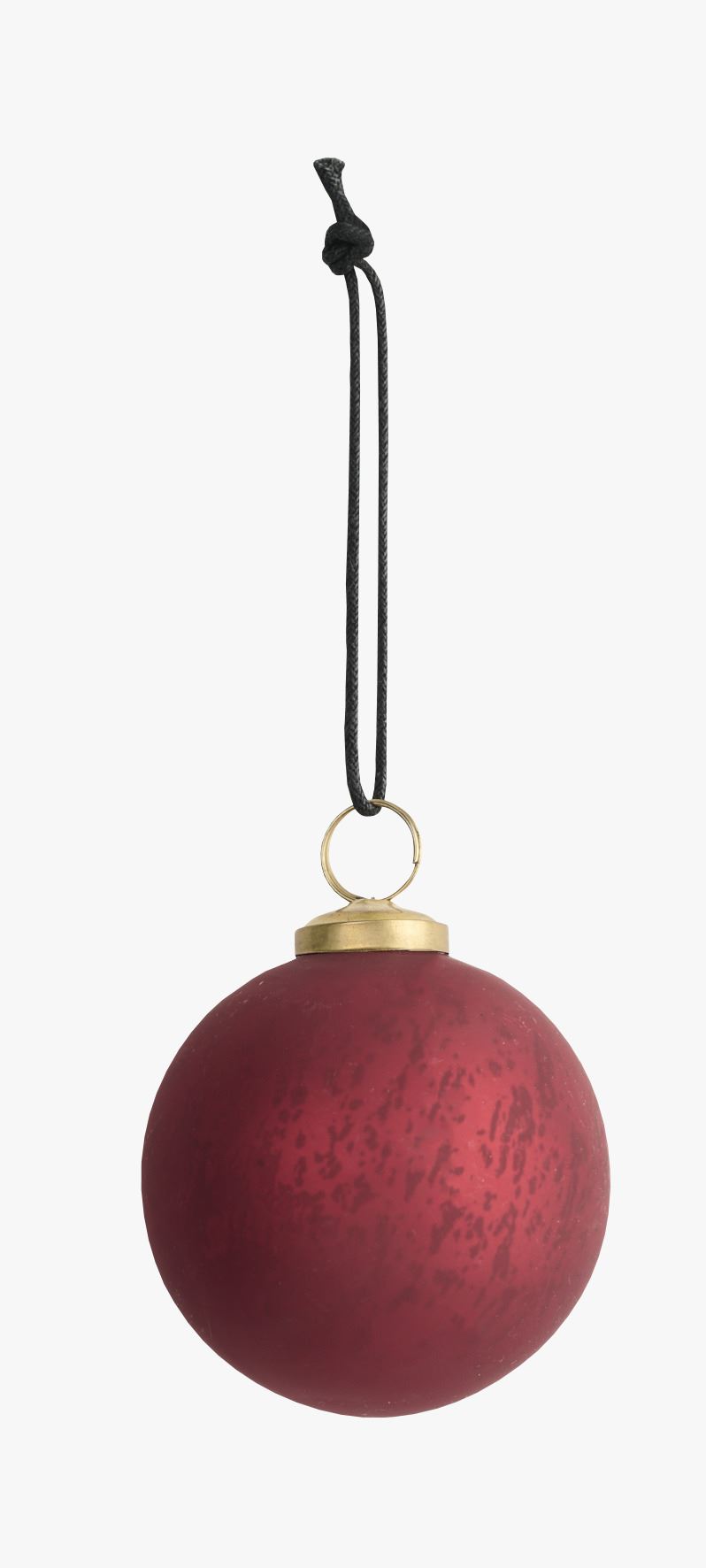 Julekule rød - ø 7,5 cm