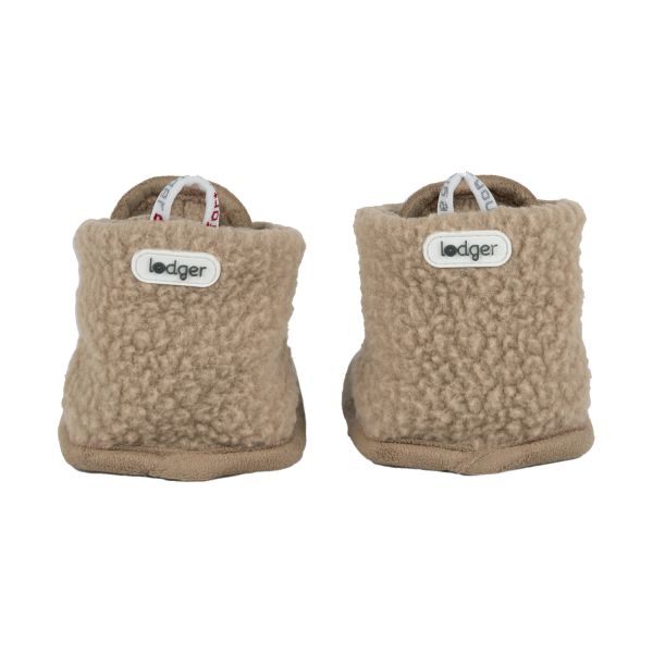 Lodger Slofjes Teddy Fleece Beige