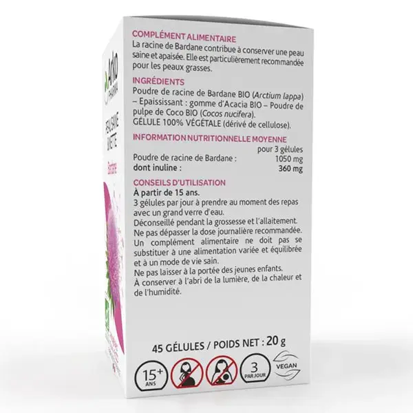 Arkopharma Arkogélules Bardane Bio 45 gélules