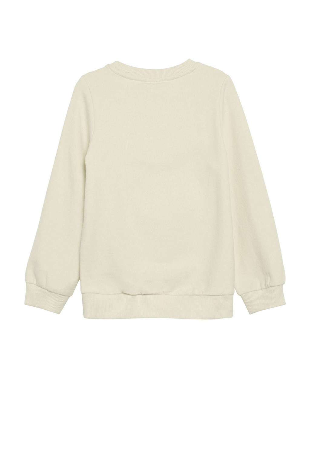 s.Oliver sweater met all over print beige