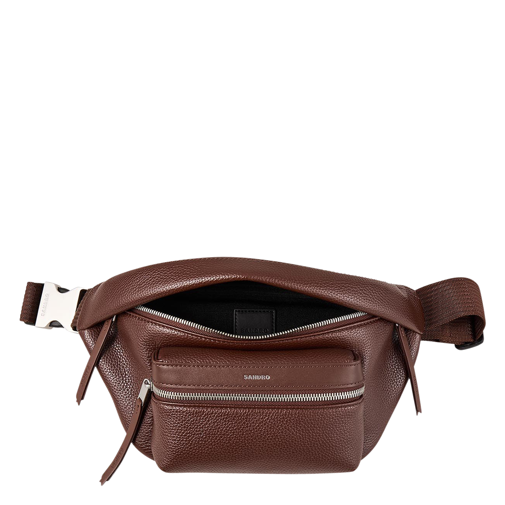 Sac banane grainé | Marron