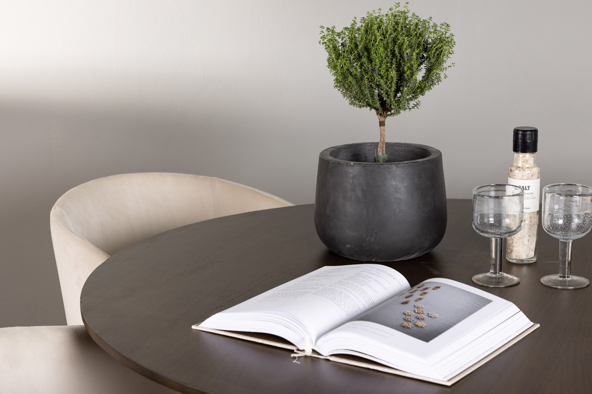 Eettafel Esra hout Donkerbruin