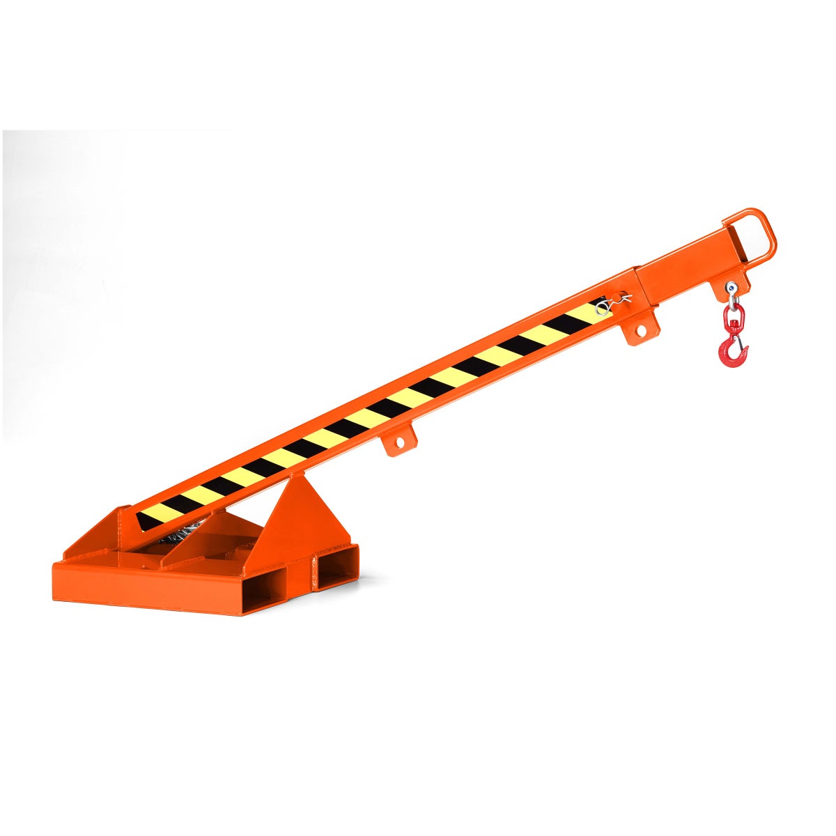 RR Industrietechnik telescopische kraanarm type RLH-T1 tot 1000 kg hefvermogen RAL 2004 Zuiver Oranje