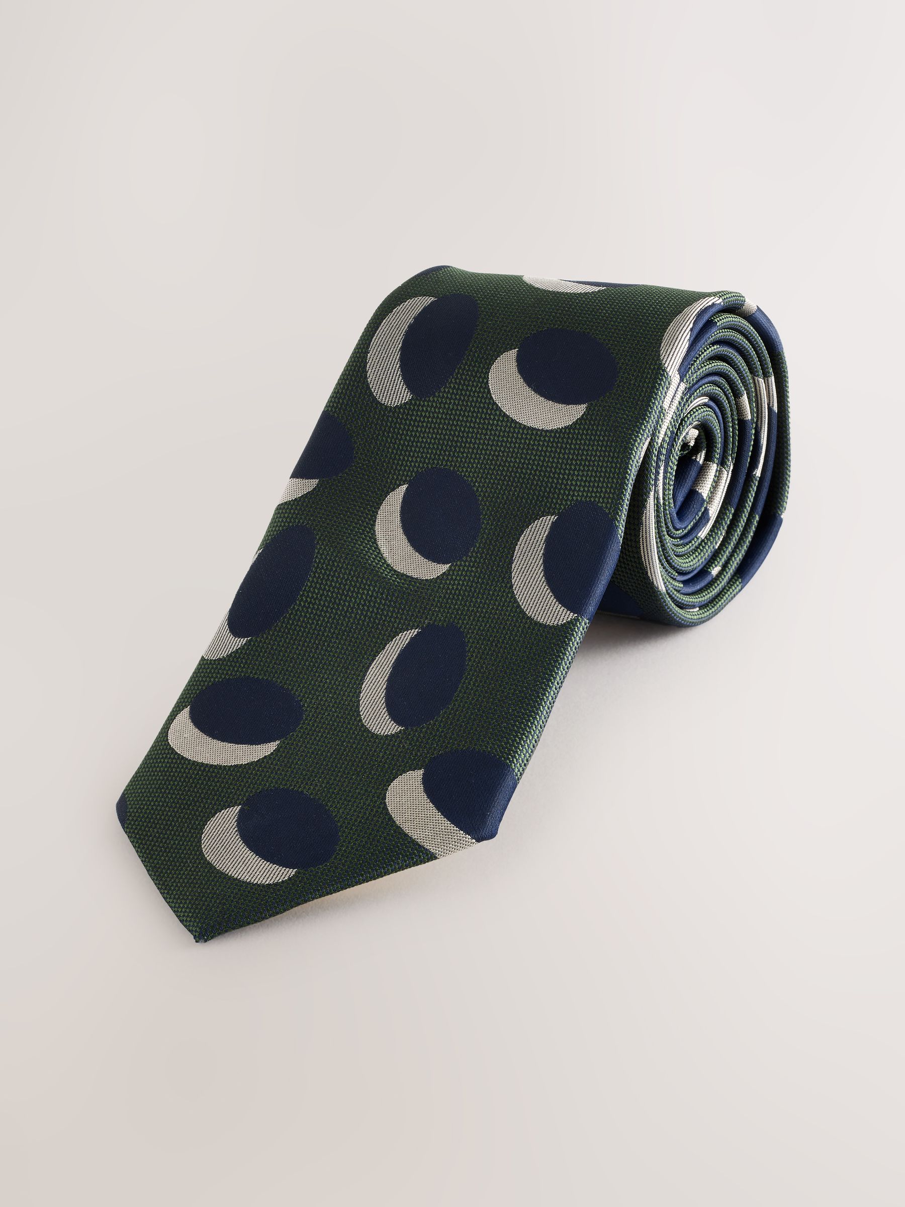 Groen - Retro Patterned Tie