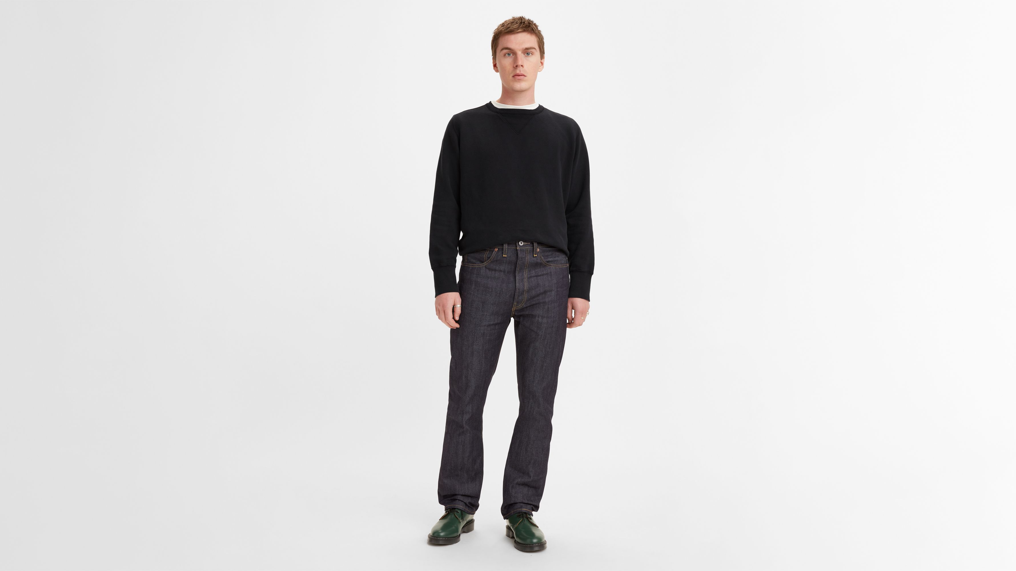 Jean 501® 1944 Levi's® Vintage Clothing - Dark Indigo Organic 1944 - Bleu