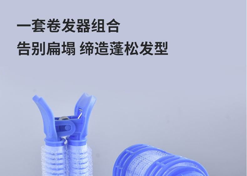 Puremantis - Set: Plastic Haarroller + Styling Haarclip
