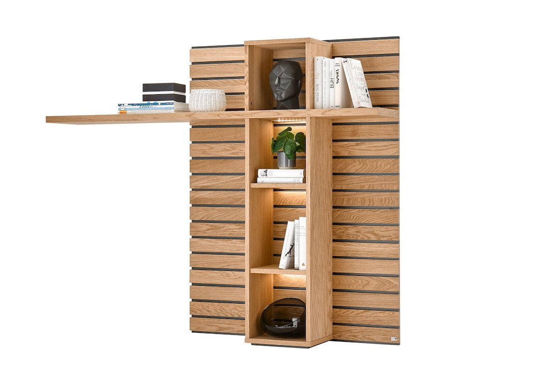 set one by Musterring WandpaneelJACKSON 160 x 129 cm Eiche furniert/ Eiche-furniert