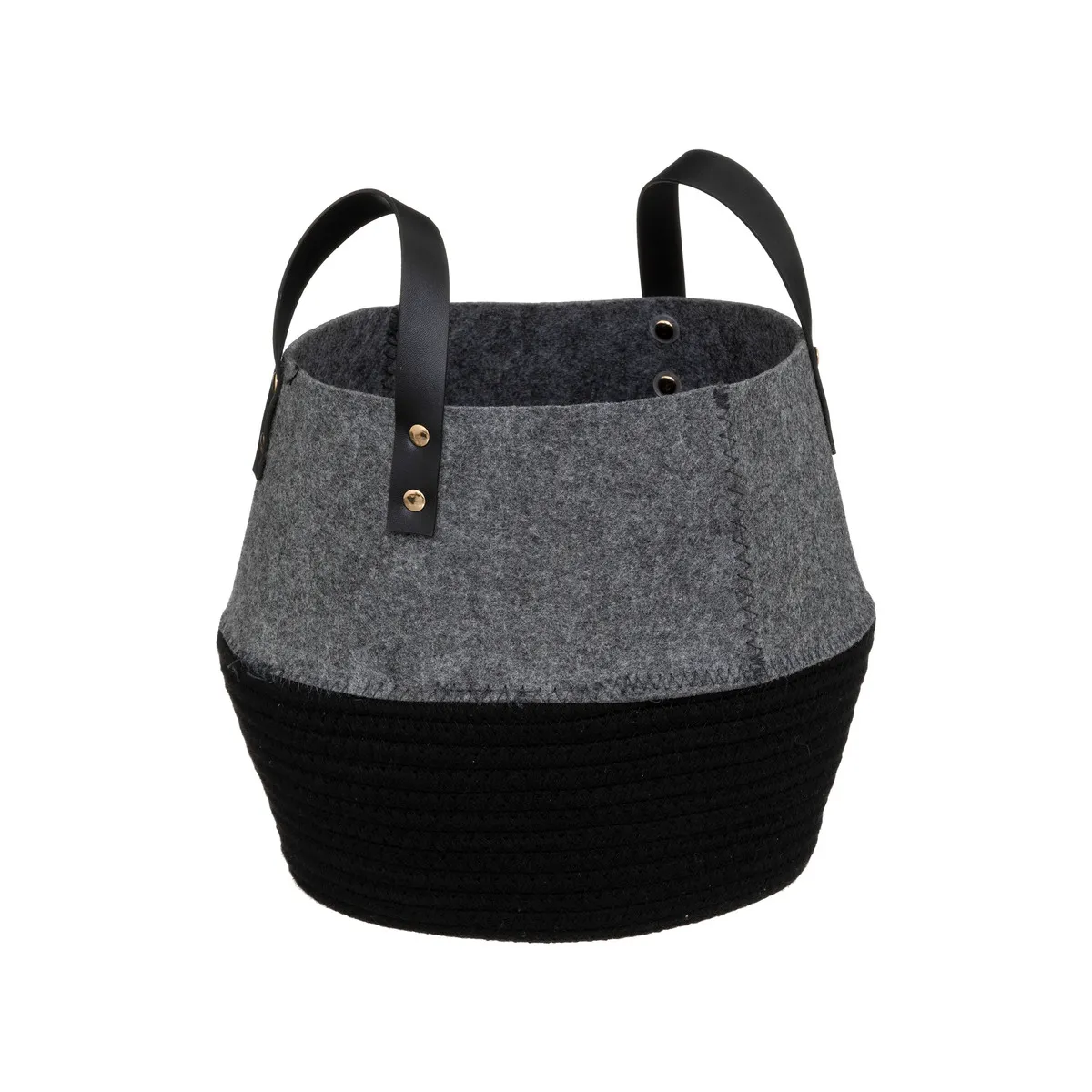 Atmosphera, Createur D'Interieur Atmosphera Panier Soul - Noir/Gris