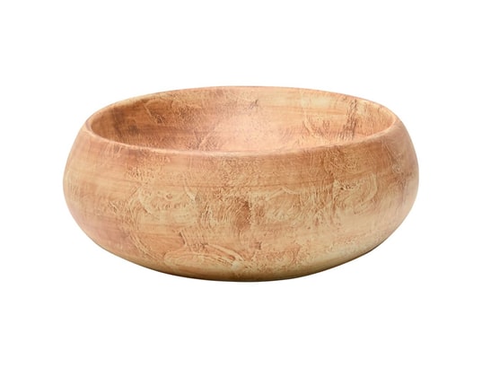 VIDAXL - Vasque à poser marron ovale 59x40x15 cm céramique