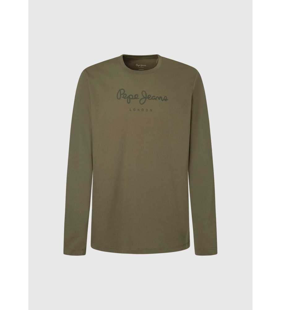 Camiseta longa verde Pepe Jeans Eggo