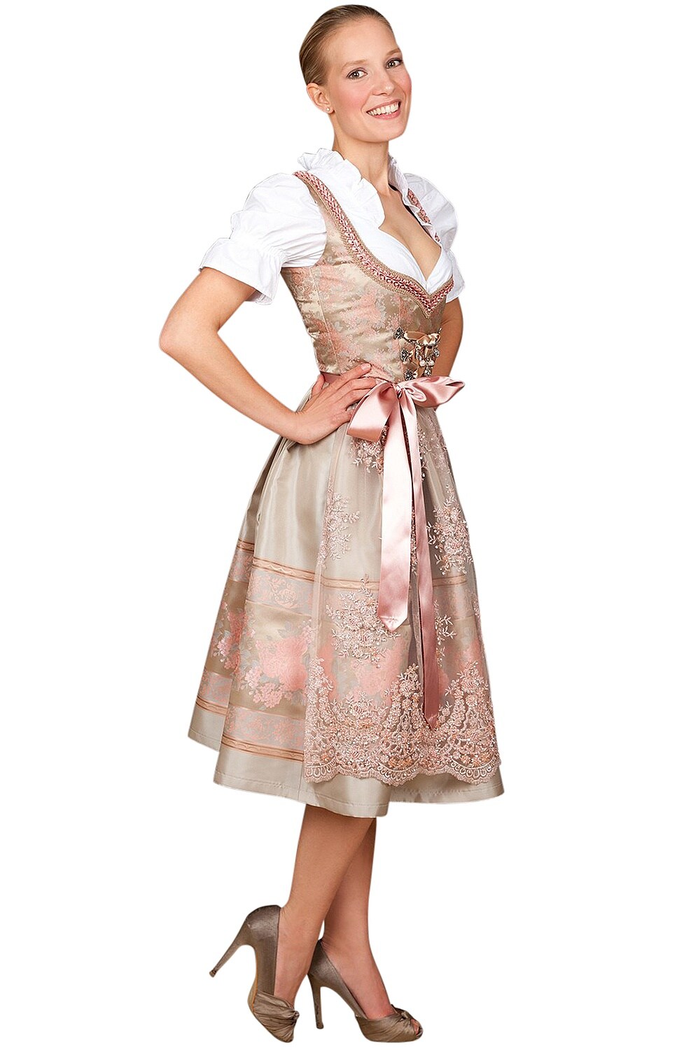 Midi Dirndl 2-teilig Rosalie