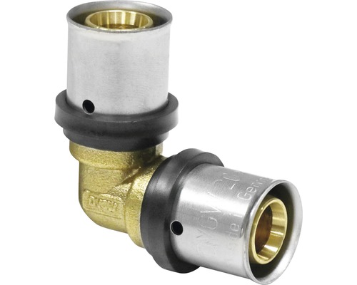 veporit. Persfitting elleboog Connect 90° TH en U-profiel 16 mm voor composietbuis