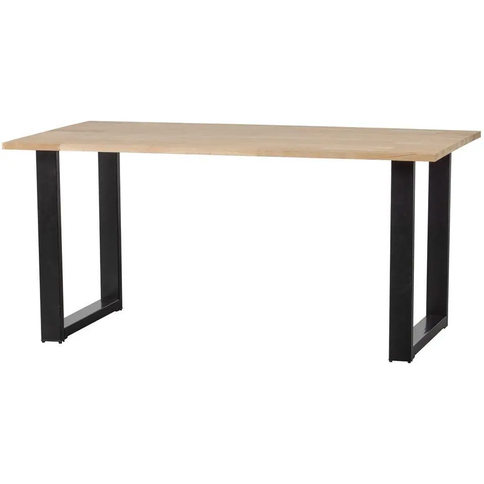WOOOD Tablo Tafel met U-poot - Eiken - 75x180x90