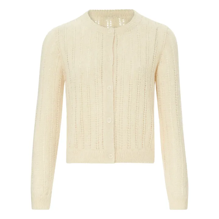 Masscob Gilet Ramona Alpaga | Ecru
