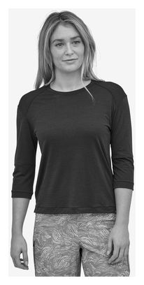 Maillot Manches 3/4 Patagonia Merino 3/4 Brun Femme
