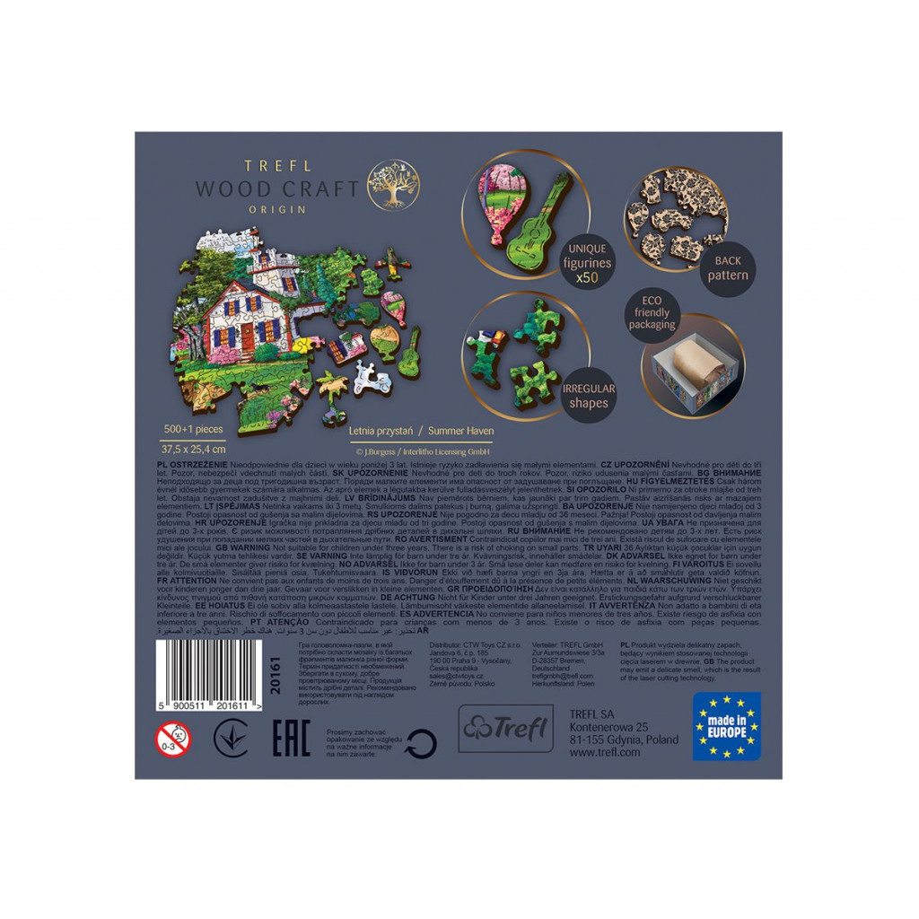 Puzzle en bois - Summe Haven - 500 pièces