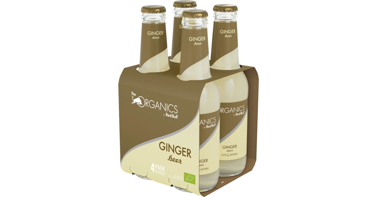 Red Bull Bio Organics Ginger Beer Tray 4x 0,25 Liter (Einweg)