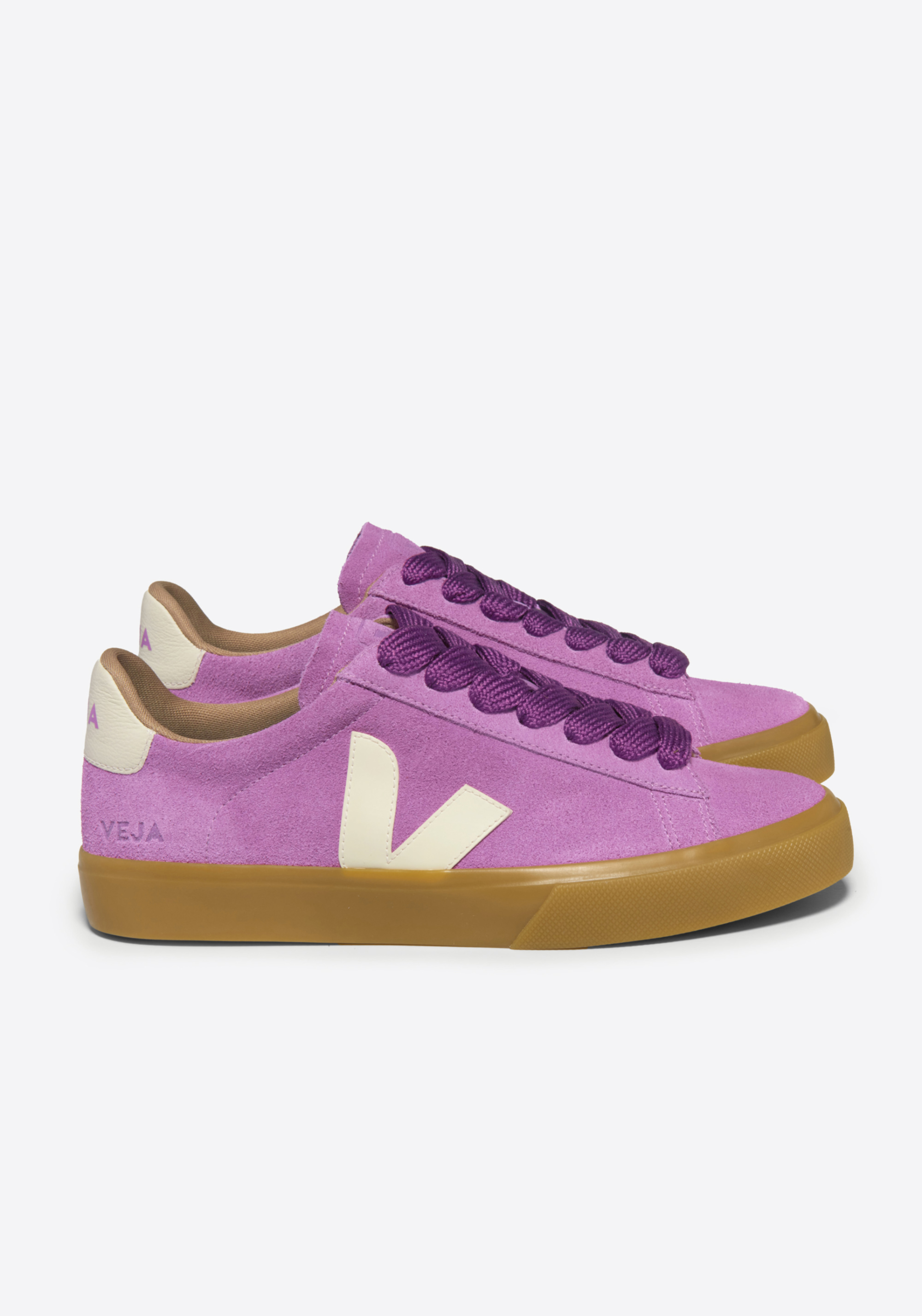 Veja Sneaker Campo Bold Suede Mulberry Pierre